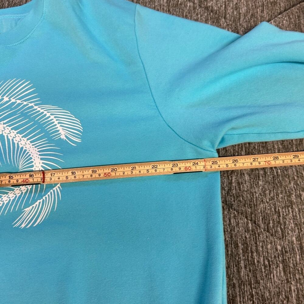Bone Collector Fish Skeleton Graphic Sweatshirt XL Blue Outdoors - Picture 6 of 8